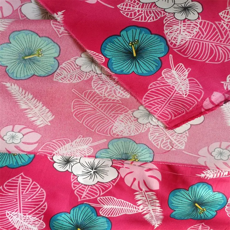 Poly Microfiber Printed Polyester Micro Printing Twill Fabric for Beach Shorts Pants